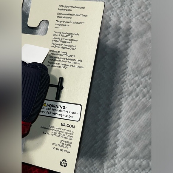 $60 UNDER ARMOUR UA Harper Pro Batting Gloves Men's Large USA Stars & Stripes - Picture 6 of 7